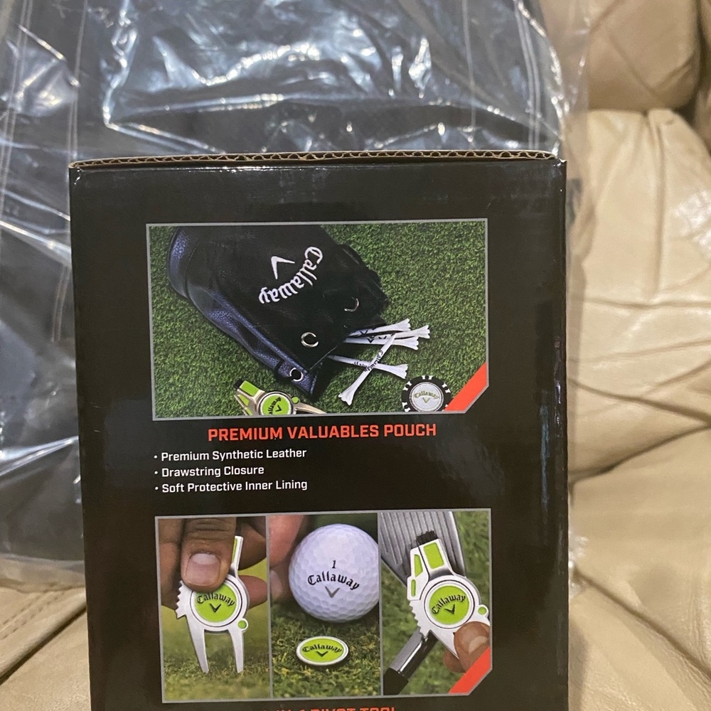 Brand new backpack and Golf pouch